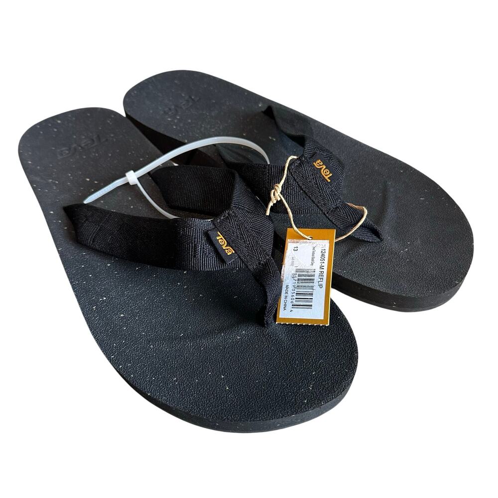 Teva Men's Reflip Sandal Textural Black 13